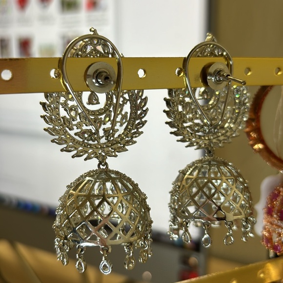 Earring CZ Diamonds 05 - Picture 2 of 2